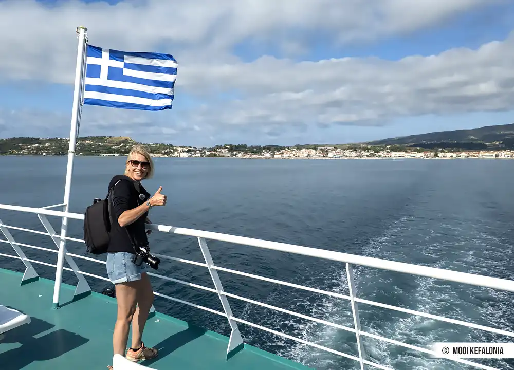 Met de veerboot mee op Kefalonia